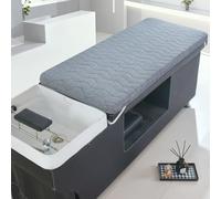 4 Cm Coussin De Lit De Massage avec Bande Élastique Lave-Cheveux Lit Matelas Topper Topper De Lit De Cils pour Lash Extensions Salon Massage Thérapie Professionnelle,B/Gray,65 * 150cm