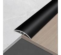 4 CM Large Bande Recouvrement Pour Seuil Et Joint De Sol, Bande Transition Plancher Stratifié, Bois, Carrelage, Vinyle, Séparateur Facile À Nettoyer(Noir)