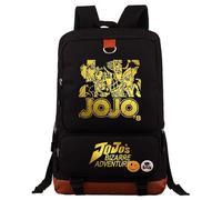 (4) Collection de dessins animés Jojos Bizarre Adventure : sac d'école multifonctionnel pour adolescents,