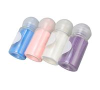 4-Color Heat Activated Embossing Powder Set in 4x10ml Glass Jars, for Paper Craft DIY Projects Like Greeting Cards, Scrapbooks, Invitations & Marketing Materials