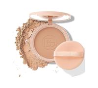 4 Colors Face Setting Pressed Powder Silky natural Non-cakey Cushion Compact Powder Oil-Control Matte Smooth Finish Concealer Lightweight Brightening Finishing Powder Face Makeup # 103