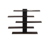 4 colors Lightweight Wall-Mounted 5-Tier Display Shelf for Building Block Figures - Large Capacity, Easy Install Blind Box Organizer Rack(White)