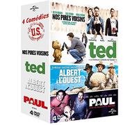 4 comédies U.S. – Nos pires voisins, Ted, Albert à l'ouest, Paul – DVD – Coffret