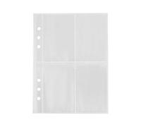 4 Compartment Plush Photo Album with Cartoon Plush Embroidery Cover Plastic Pages Design for Collectible Cards Storage Embroidery Cartoon Plusher Photo Album