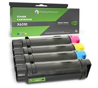 4 Compatibles 106R034 Cartouches de Toner pour Xerox Phaser 6510, 6510dn, 6510n, WorkCentre 6515, 6515dn, 6515dni, 6515dnw - Noir/Cyan/Magenta/Jaune, Grande Capacité (BK 5.500 & C/M/Y 2.400 Pages)