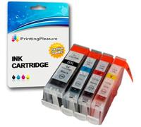 4 Compatibles BCI-3 BCI-6 Cartouches d'encre pour Canon BJC-3000 BJC-6000 BJC-6100 BJC-6200 BJC-6500 I550 I560 iP3000 iP4000 iP5000 MP700 MP730 S600 - Noir Grande/Cyan/Magenta/Jaune, Grande Capacité
