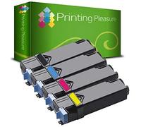 4 Compatibles Cartouches de Toner pour Xerox Phaser 6500 6500DN 6500N WorkCentre 6505 6505DN 6505N - Noir/Cyan/Magenta/Jaune, Grande Capacité