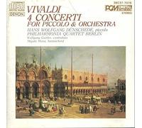 4 Concerti for Piccolo & Orchestra by Vivaldi, Hans Wolfgang Dunschede, Wolfgang Guttler, Miyuki Motoi (1993-08-26)