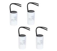 4 Condensateur de Démarrage 2µF 450V CBB60, Condensateur de Moteur 2uf avec Boîtier Plastique, Capacités de Démarrage et de Service, Relais Applications Industrielles, 25 * 48 mm pour Haute Puissance