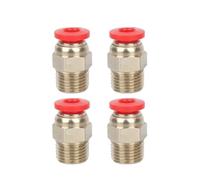 4 connecteurs rapides à insertion for tubes d'imprimante 3D PC4-M6/M10 CR-10(Red PC4-M10 4pcs)