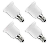 4 Convertisseurs de douilles - E14 vers E27 G