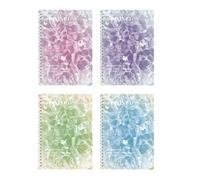 4 copies - La page intérieure de la bobine est épaisse et facile à déchirer. Papeterie pour devoirs de classe de cet étudiant - Bobine A5/étoile.