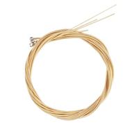 4 Cordes Cordes de Basse Acoustique en Acier au Carbone pour Musicien | Accessoires pour Basse, Laiton, Petit Format Portable, Installation Facile, Usage de Remplacement