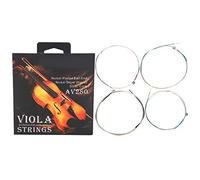 4 cordes d'alto, ensemble complet universel de cordes d'alto professionnelles à noyau en acier E A D G pour altos 14 "-16" tons riches et chauds Corde Violon Alto