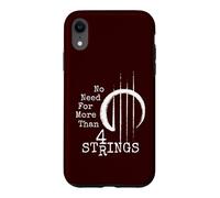 4 Cordes Ukulele Basse Violon Anti-Guitare Insulte Diss Fun Coque pour iPhone XR