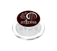 4 Cordes Ukulele Basse Violon Anti-Guitare Insulte Diss Fun PopSockets PopGrip pour MagSafe