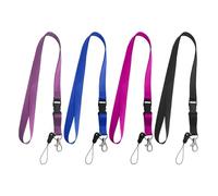 4 Cordons Colorés, Longs Cordons, Cordons Pour Enfants Et Filles, Cordons Arc-En-Ciel, Sangles De Cou De Cordon, Cordons En Nylon