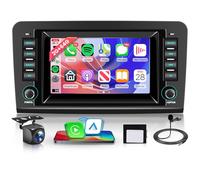 4 Core 64G sans Fil Carplay Android 15 Autoradio pour Mercedes Benz ML GL W164 ML350 ML500 GL320 X164 ML280 7 Pouces Autoradio avec Android Auto GPS Navi WiFi Bluetooth FM/RDS EQ/SWC Caméra de Recul