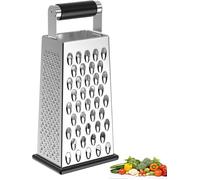 4 Côtés Rapeuse Legume Manuelle Inox, Râpe à Fromage, Cheese Grater, Polyvalente Zesteur Agrumes, Appareil Pour Raper Les Legumes