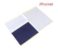 4 Couches Papier Copie Carbone Traçage Papier Transfert Thermique Papier Tatouage Pochoir Tatuagem Tatouage Transfert 2 Pièces