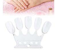 4 couleurs 50 cartes de couleur des ongles de PCs, bouts de pratique d'art d'ongle, outil montrant de vernis à ongles(03)