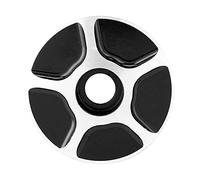 4 Couleurs Capuchon de Potence en Aluminium sans Filetage pour Vélo de Route (black)