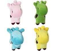 4 Couleurs Chiens En Peluche Jouets Cerf Durable Ronger 100% Coton Pour Animaux De Compagnie Mignon Pour Chien À Macher Naturel