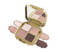 4 Couleurs Palette Fard a Paupiere, Matte et Paillettes Ombre à Paupières, Longue Tenue Waterproof Highly Pigmented, Poudre Ultra-Fine Facile à Estomper Avec Miroir, Palette Maquillage Femme Yeux-01