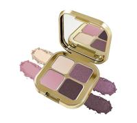 4 Couleurs Palette Fard a Paupiere, Matte et Paillettes Ombre à Paupières, Longue Tenue Waterproof Highly Pigmented, Poudre Ultra-Fine Facile à Estomper Avec Miroir, Palette Maquillage Femme Yeux-04