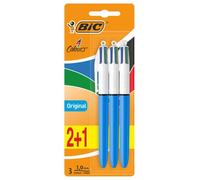 4 Couleurs Stylos À Bille Originaux, 3 Paquet - B152150