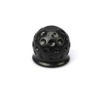 4 Couleurs Universelles 50 Mm Pour Barre Remorquage - Capuchon Protection Pour Boule D'attelage - Accessoires De Voiture Cache-œillets remorquage voiture(Noir)