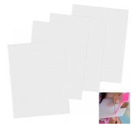 4 Count Feuilles de toile en plastique pour broderie, toile en maille plastique blanche pour le DIY, broderie, tricot, crochet, point de croix, fabrication de sacs