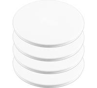 4 couvercles Ø 20,5 cm en blanc pour saladier en mélamine et en verre Ø 20 cm