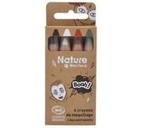 4 crayons bio maquillage à l'eau booh 2.1g - générique gt42161 Multicolore