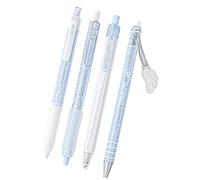 4 crayons crème étincelants avec toner lumineux plan ergonomique exemple pour journal de nuit outil d'écriture de nuit avec lumière