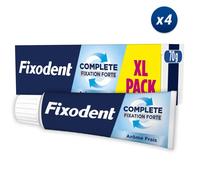 4 Crèmes Adhésives Pour Prothèses Dentaires Fraicheur - 70,5 G - Fixodent Complete
