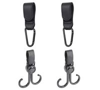 4 Crochets De Poussette, Clip De Poussette De Transport Solide Et Solide En Cuir Pu, Adapté À La Suspension De Sac À Dos De Poussette.