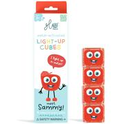 4 cubes lumineux Sammy rouge