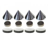 4 Découpleurs Hi-Fi finition chromé Dynavox