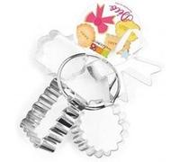 4 découpoirs à biscuits en inox - déco G