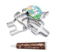 4 Découpoirs Lama + 1 Stylo chocolat Scrapcooking