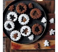 4 Découpoirs Linzer (sapin, ginger, étoile, coeur) ScrapCooking