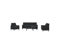 Ensemble de Canapés et Coussins et Traversins Mobilier 4 pcs Velours vidaXL