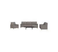 Vidaxl Ensemble De Canapés 4 Pcs Repose-Pied Et Coussins Décoratifs Multicolore