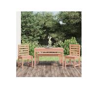 Vidaxl Ensemble À Dîner De Jardin 4 Pcs Bois Massif Douglas