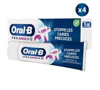 4 Dentifrices Junior 75 Ml - Oral B