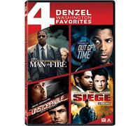 4 Denzel Washington Favorites: Man on Fire/Out of Time/Unstoppable/The Seige