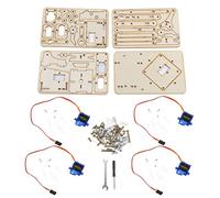 4 DOF Bois Robotique Mécanique Bras sg90 Servo Science Expérience DIY Kit pour SNAM1500, Robots Industriels Et Accessoires