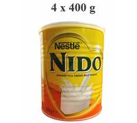 4 Doses Nido Lait Entier 4 X 400 G Nestlé Instant Poudre à Boire