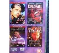 4 drama movies : Deadfall : The Trial : Across the Tracks : The Crossing